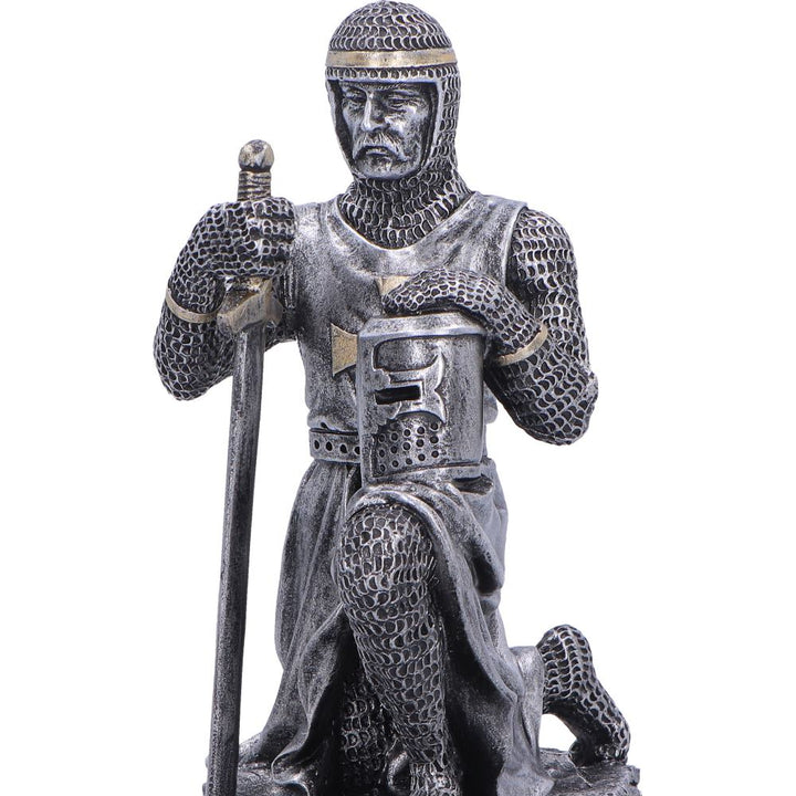 Medieval Soldier Pledge Figurine 15.1cm