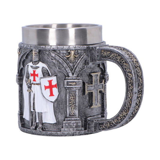 Knight in Shining Armour White Tankard 11.9cm 2