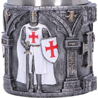 Knight in Shining Armour White Tankard 11.9cm 5