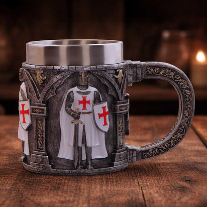Knight in Shining Armour White Tankard 11.9cm 7