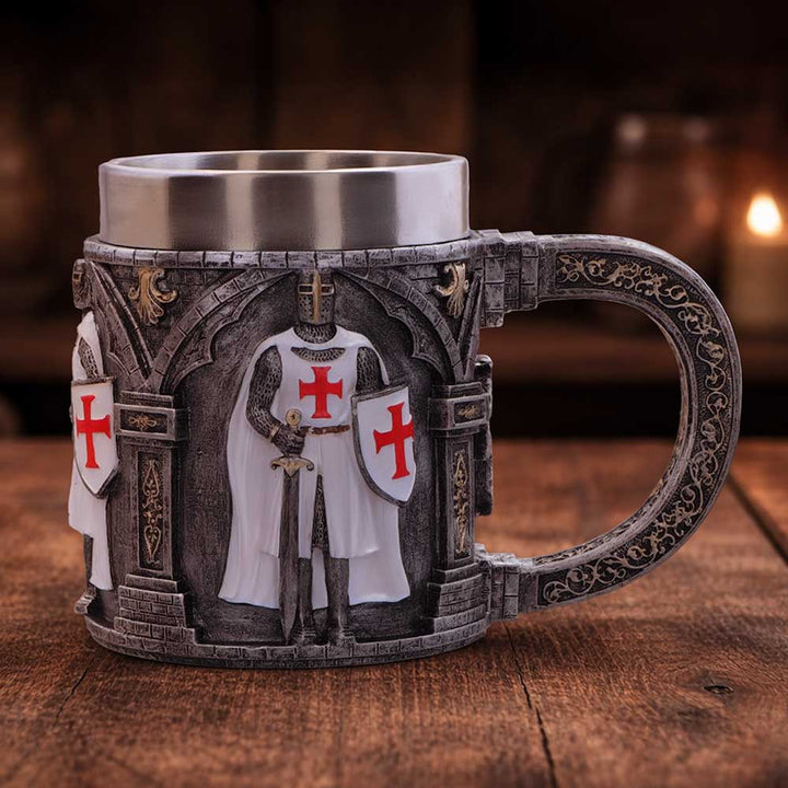 Knight in Shining Armour White Tankard 11.9cm