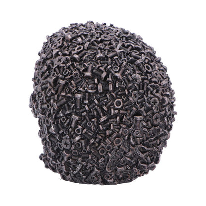 Screwed Skull Black Figurine 12cm 3