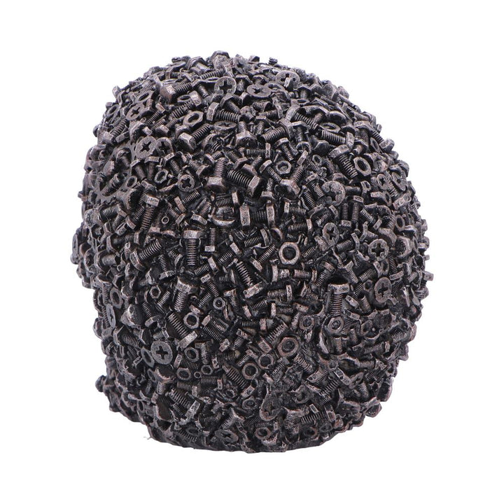 Screwed Skull Black Figurine 12cm