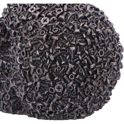 Screwed Skull Black Figurine 12cm 6