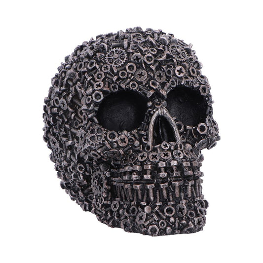 Screwed Skull Black Figurine 12cm 1