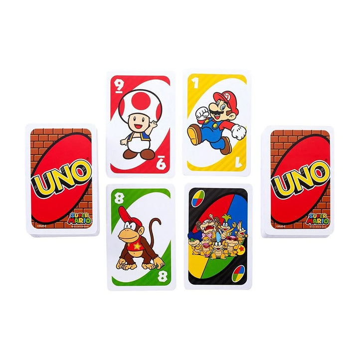 UNO Super Mario Bros Board  Card by Mattel