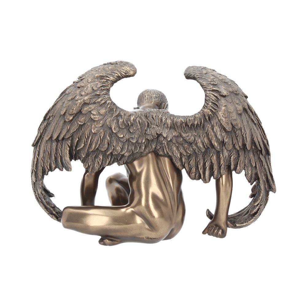 Angels Rest Figurine Bronze Naked Angel Ornament 20cm 4