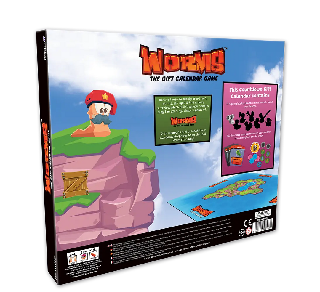 Worms Gift Calendar Board Game