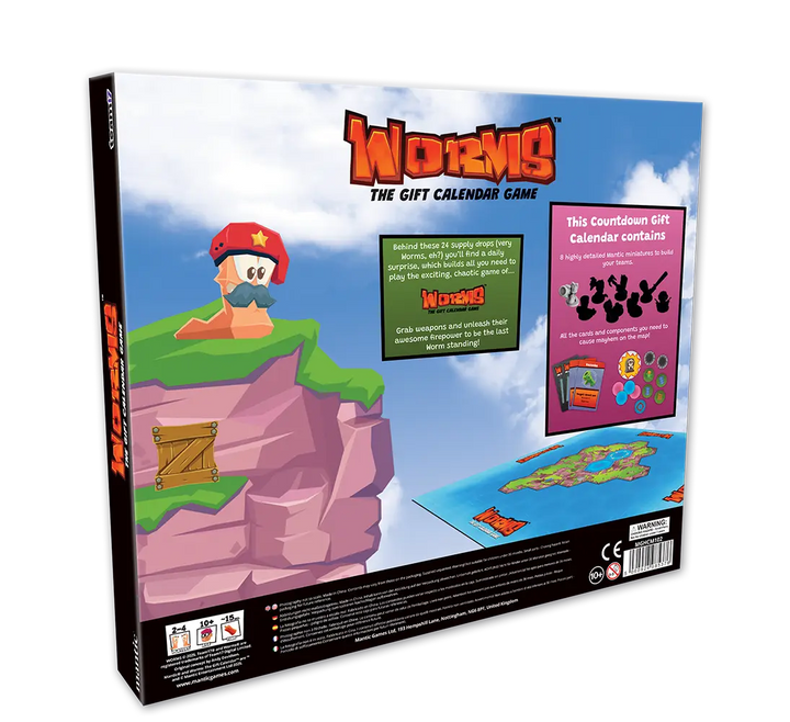 Worms Gift Calendar Board Game