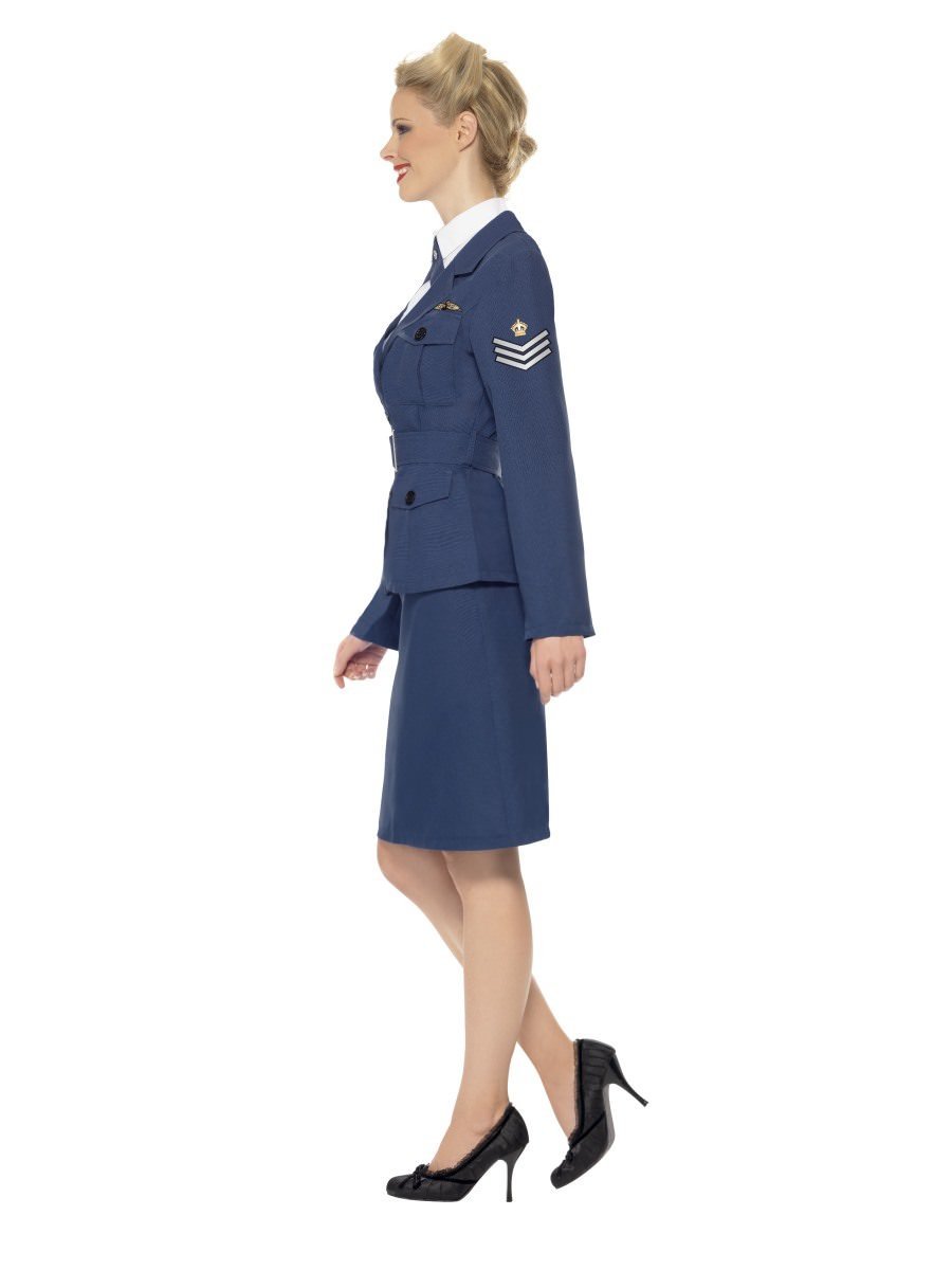 WW2 Air Force Female Captain Adult Blue Suit 3