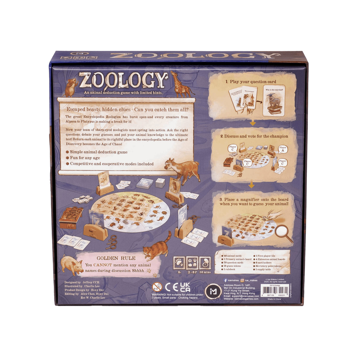 Zoology Board Game