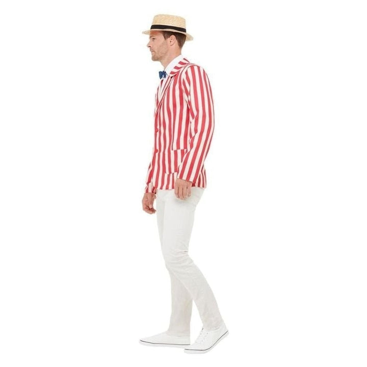 20s Barber Shop Costume Adult Red White_3 sm-50725XL