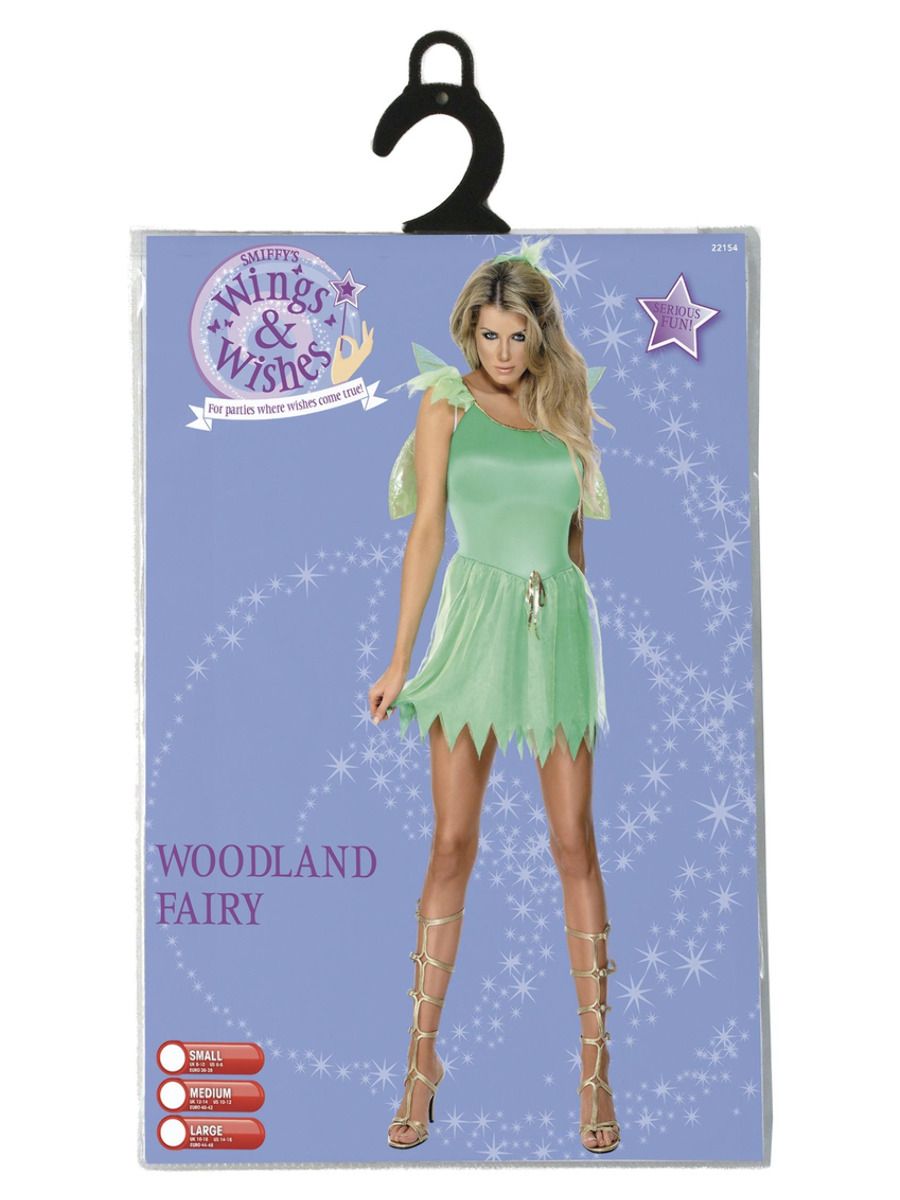 Woodland Fairy Costume Adult Green_3 