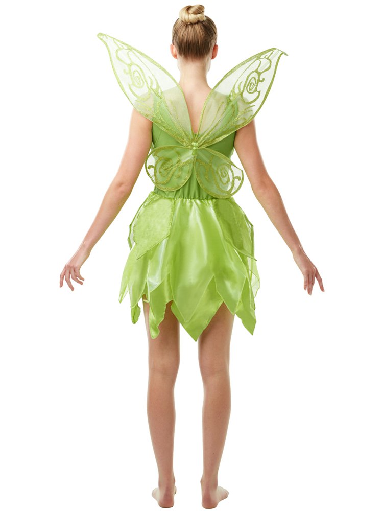 Tinkerbell Green Fairy Ladies Costume with Detachable Wings