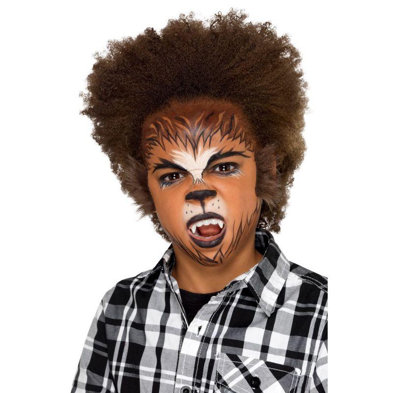 Smiffys Make Up FX Kids Werewolf Kit Aqua Child Brown_1 sm-49102