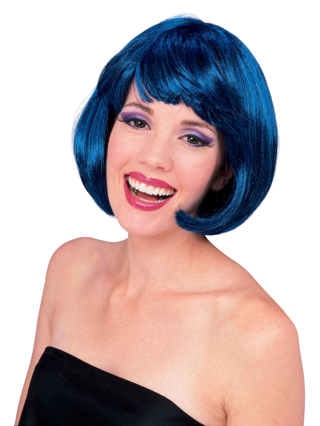 Super Model Blue Wig