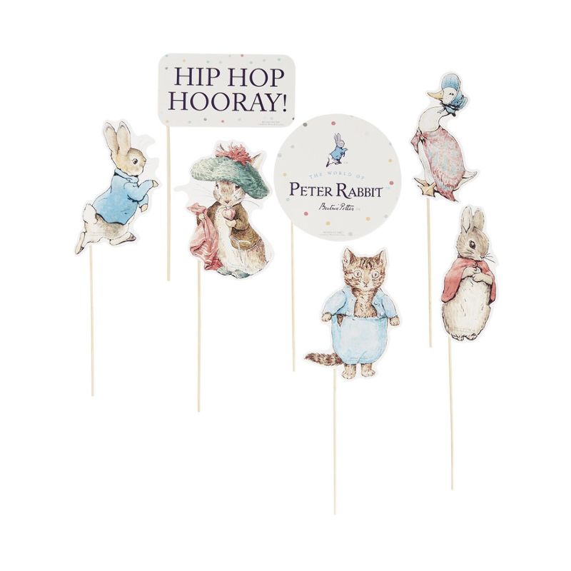 Peter Rabbit Classic Tableware Party Photo Props All Blue Cream_1 sm-51606