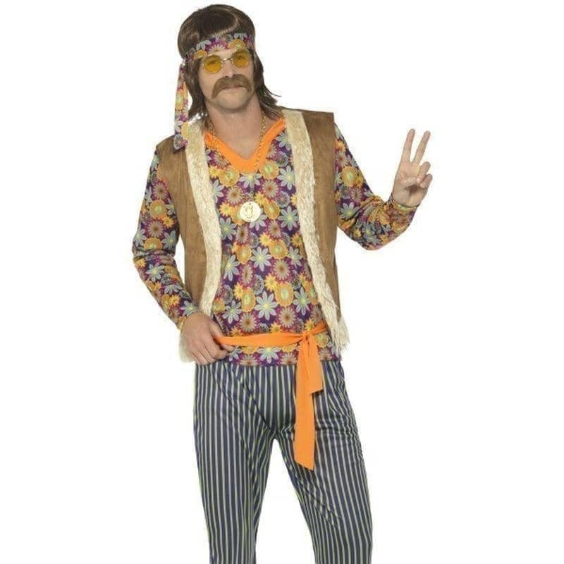60s Singer Costume Male Adult Brown_1 sm-44680l