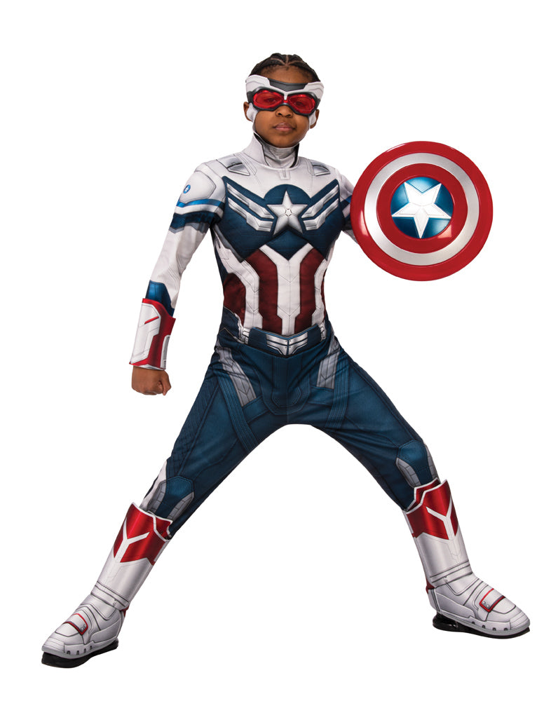Falcon And Winter Soldier, Deluxe Captain America Soldier Costume MAD Fancy Dress