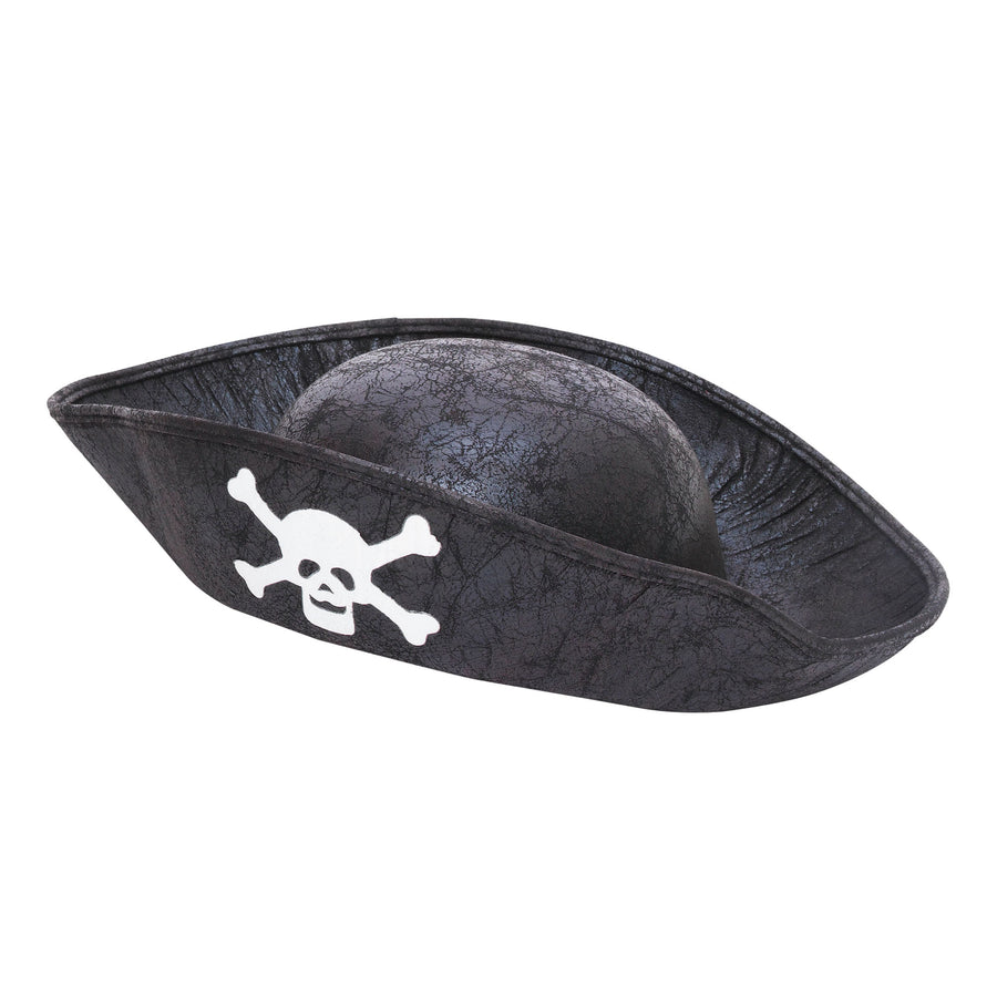 Pirate Hat Black Childs Size Hats Unisex_1 BH561