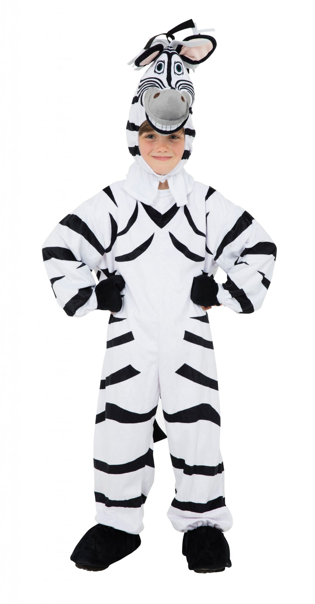 Zebra Costume 128cm Childrens Unisex To Fit Child Upto Height_1 CC607