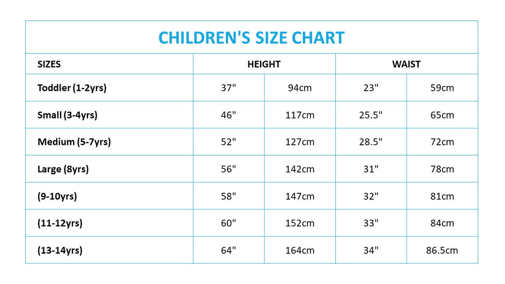 Size Chart Harry Potter Gryffindor Robe Child Costume_2