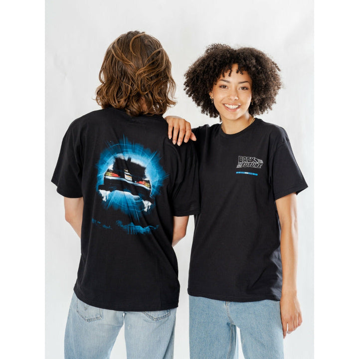 Back To The Future DeLorean Reverse Unisex T-shirt Adult_2