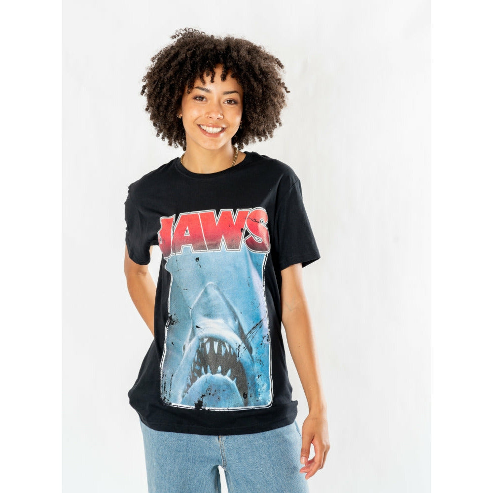 Jaws Shark Below T-Shirt Adult_2
