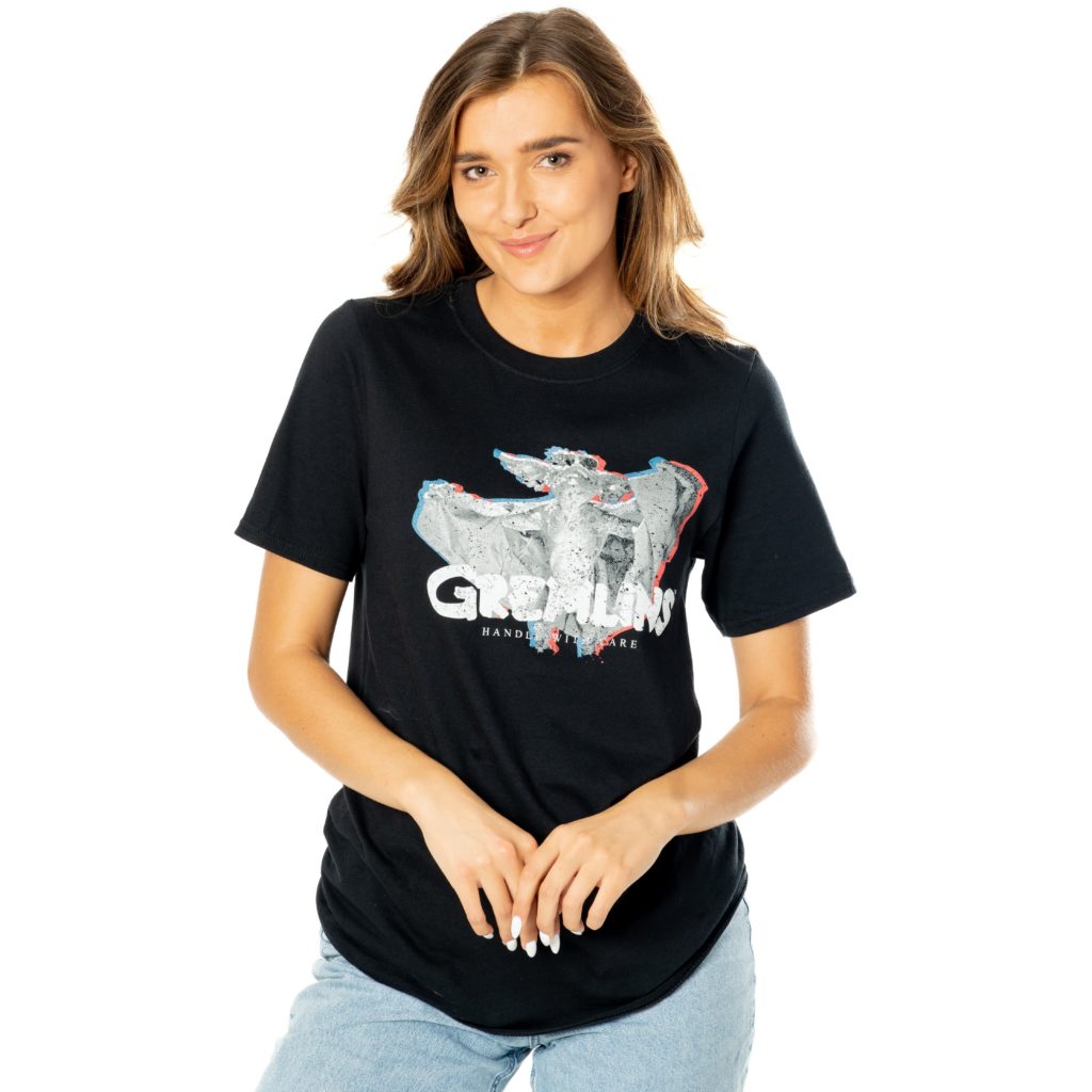 Gremlins Adult Unisex Black Flasher T-Shirt_4