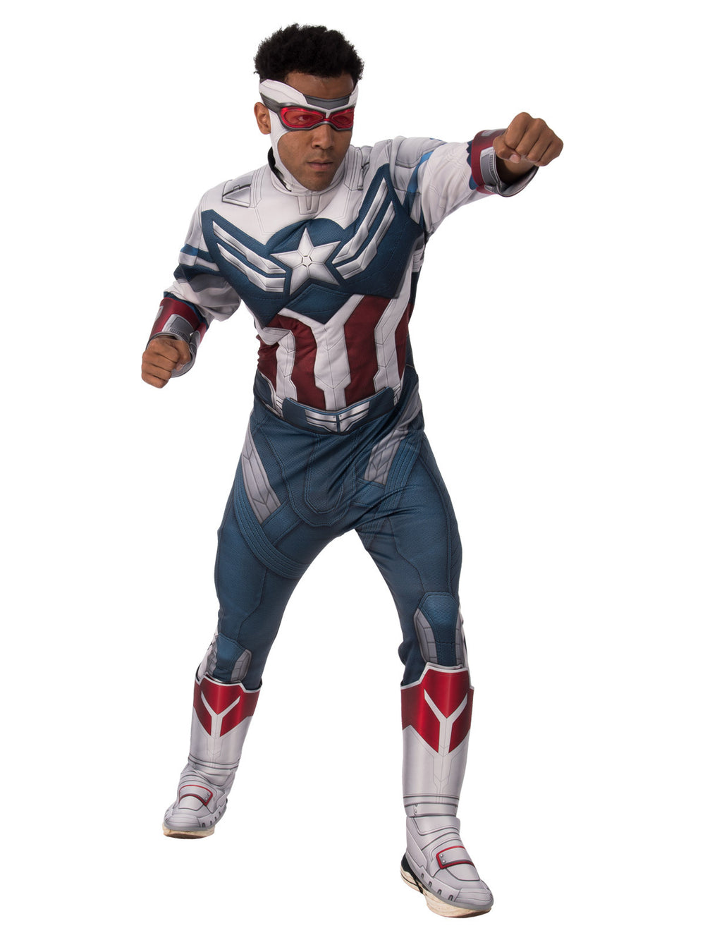 Captain America Deluxe Falcon & Winter Soldier Adult Mens Costume_2 rub-702709XL