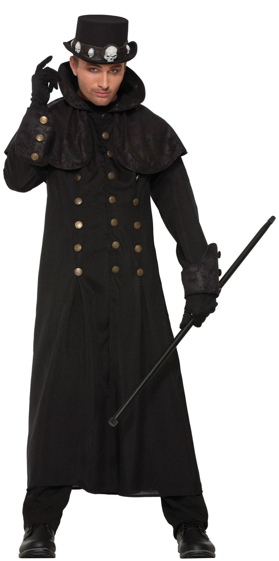 Wizards Warlock Coat Adult Costume Male Upto Chest Size 42"_1