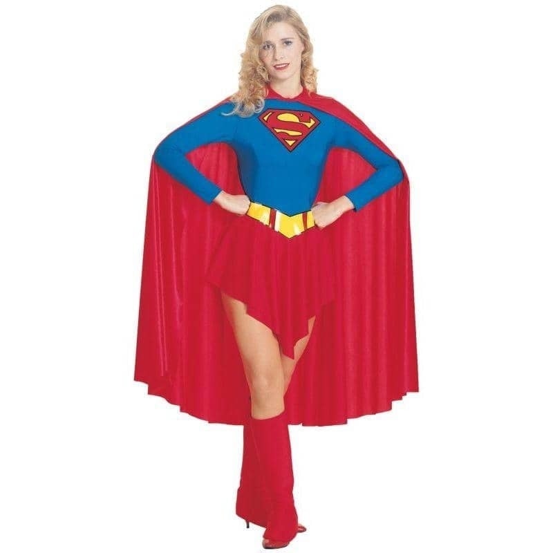 Adults Womens Superman Supergirl Leotard Costume_1 rub-15553L