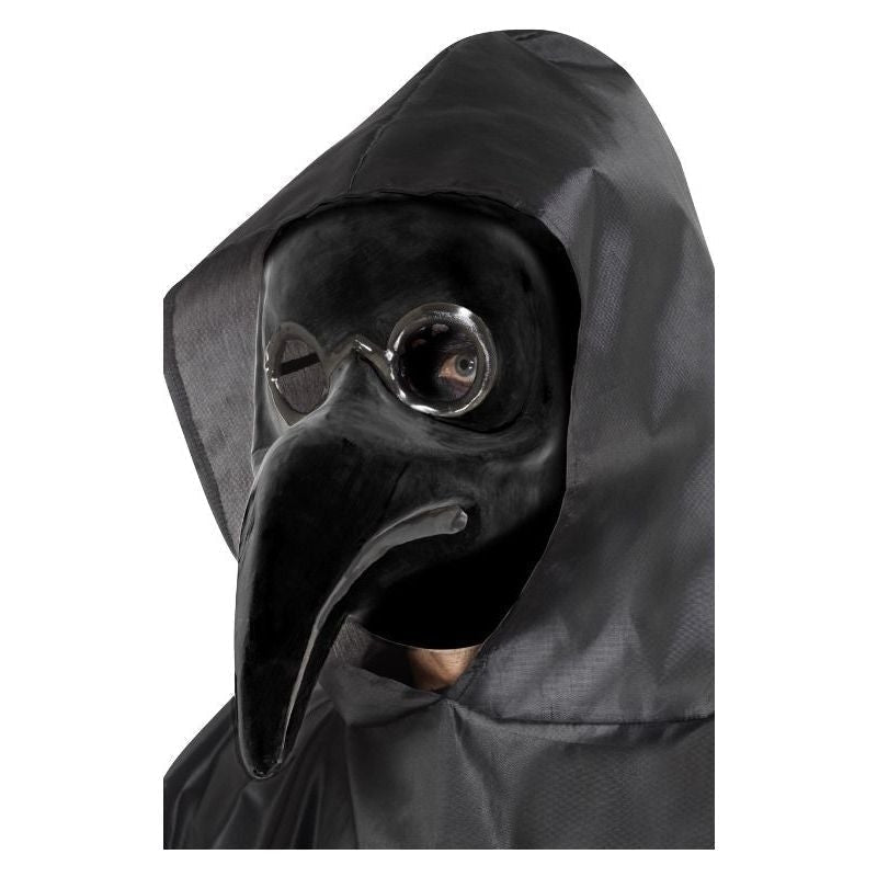 Authentic Plague Doctor Mask Black Adult_2 
