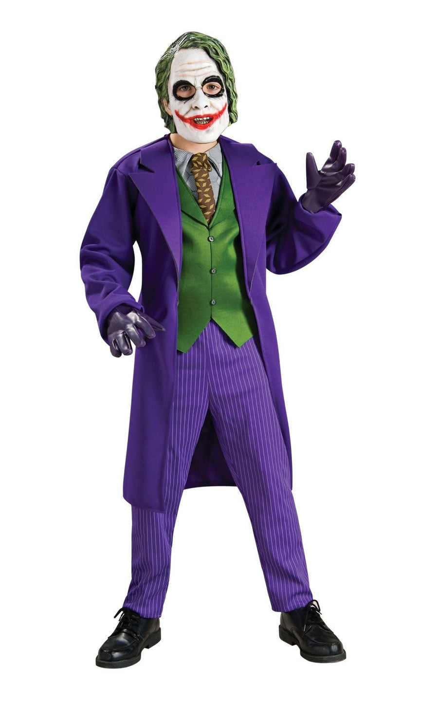 The Joker Child Costume Dark Knight Heath Ledger 1 rub-883106L MAD Fancy Dress