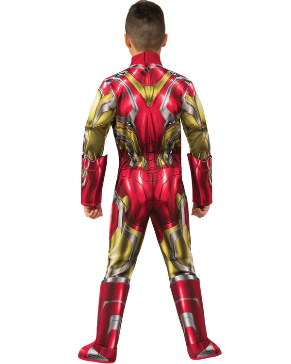 Iron Man Avengers Endgame Deluxe Boys Costume 2 rub-700670M MAD Fancy Dress
