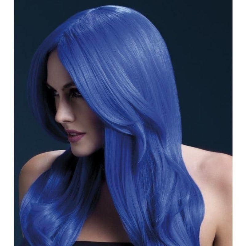 Fever Khloe Wig Adult Neon Blue_1 sm-42546