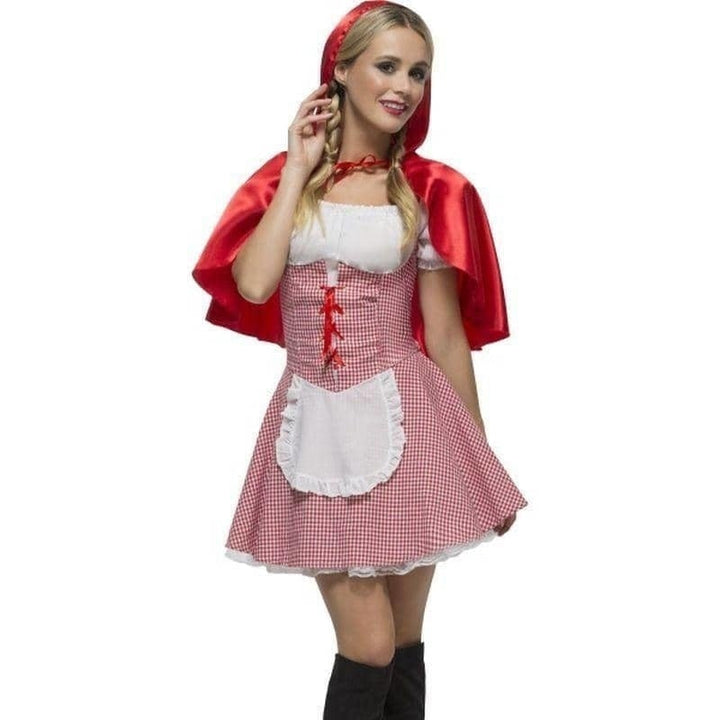 Fever Red Riding Hood Costume Adult White_1 sm-27043M