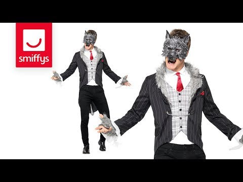 Big Bad Wolf Deluxe Costume Adult Grey