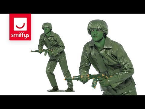 Toy Soldier Adult Green Uniform Costume Top Trousers Belt Hat and Foot-Base 6