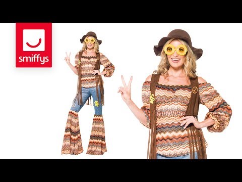 70s Harmony Hippie Costume Adult Orange 70s Harmony Hippie Costume Adult Orange
