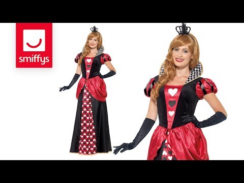 Royal Red Queen Costume Adult Alice In Wonderland Dress Crown 7