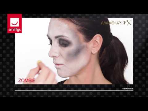 Zombie Make Up Set Grease Red Facepaint Blood Capsules Sponge Halloween 7