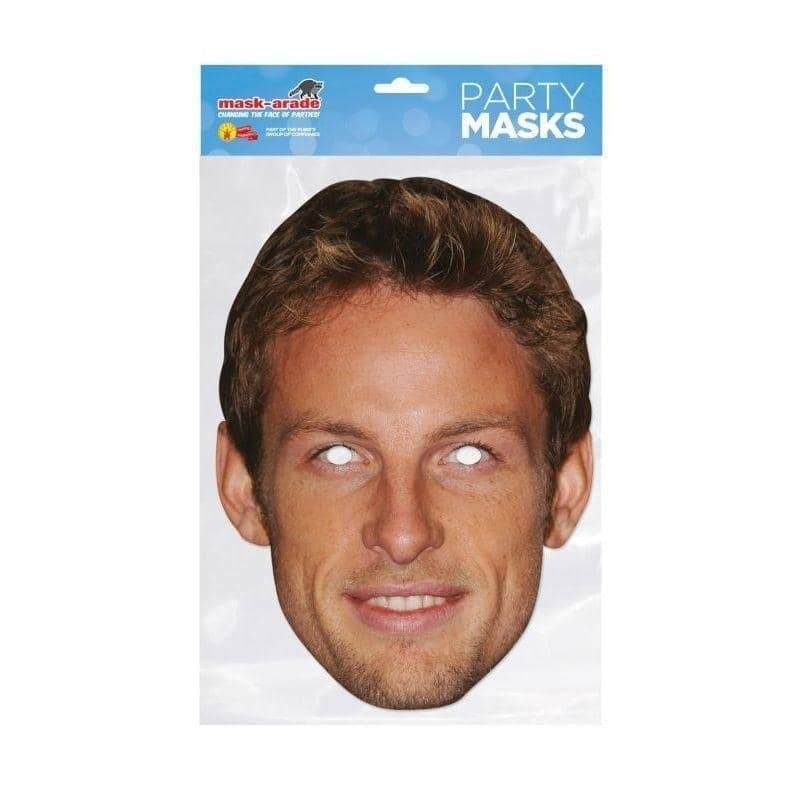 Jenson Button Celebrity Face Mask_1 JBUTT01