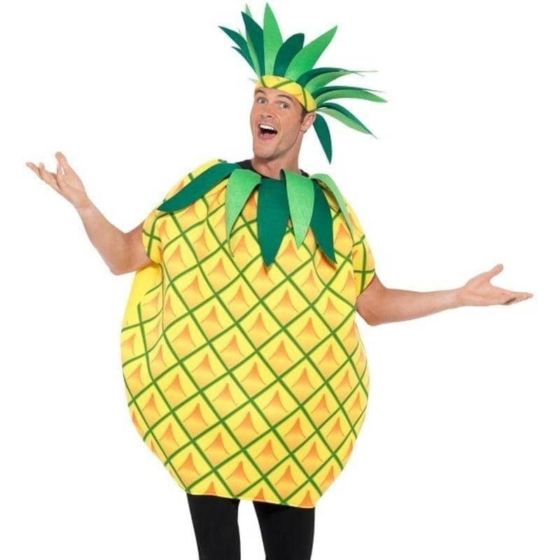 Pineapple Tabard Costume Adult Yellow_1 sm-47136
