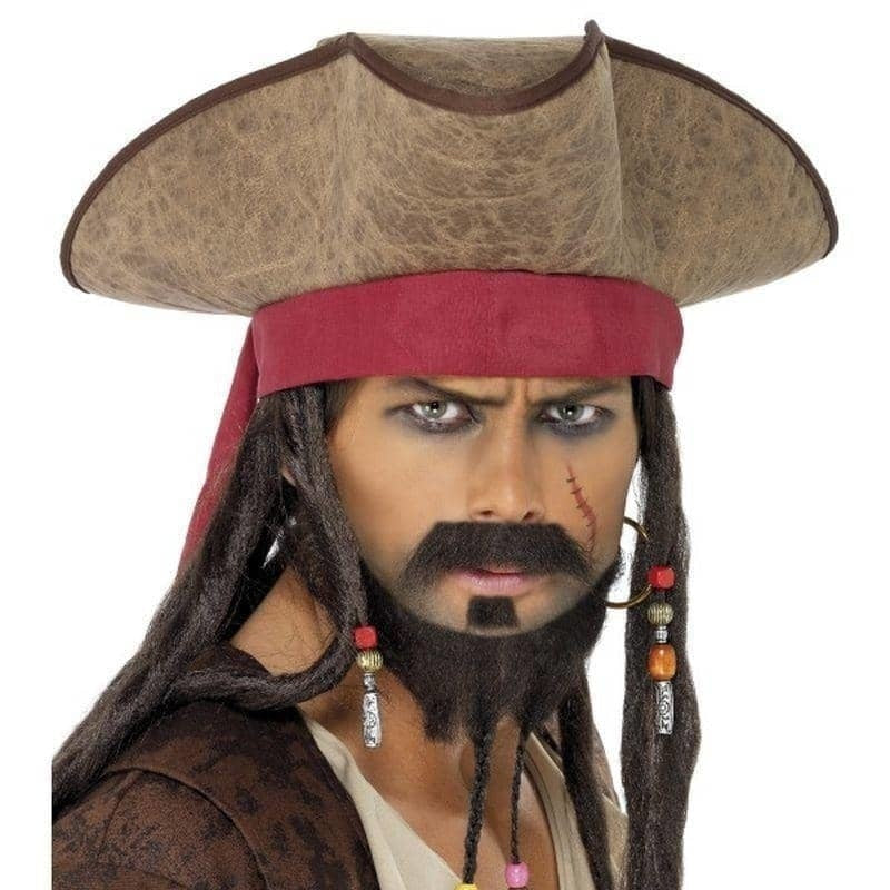 Pirate Hat Adult Brown_1 sm-33626