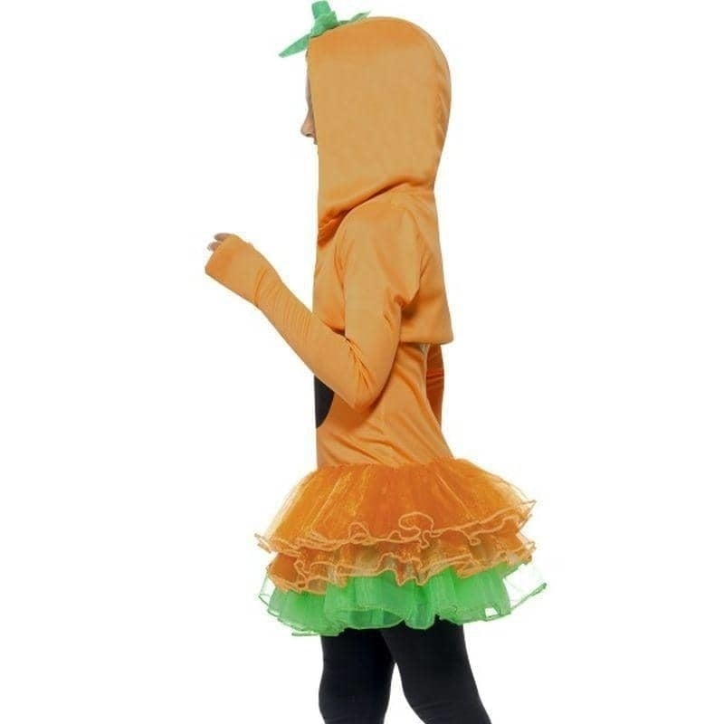 Pumpkin Tutu Dress Costume Kids Orange_3 sm-43021S