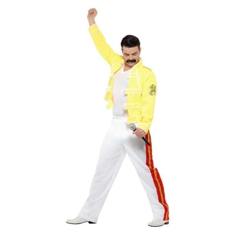 Queen Freddie Mercury Costume Adult Yellow_2 sm-48299m