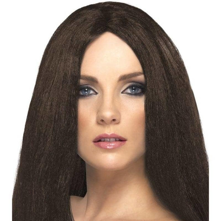 Star Style Wig Adult Brown_1 sm-42284