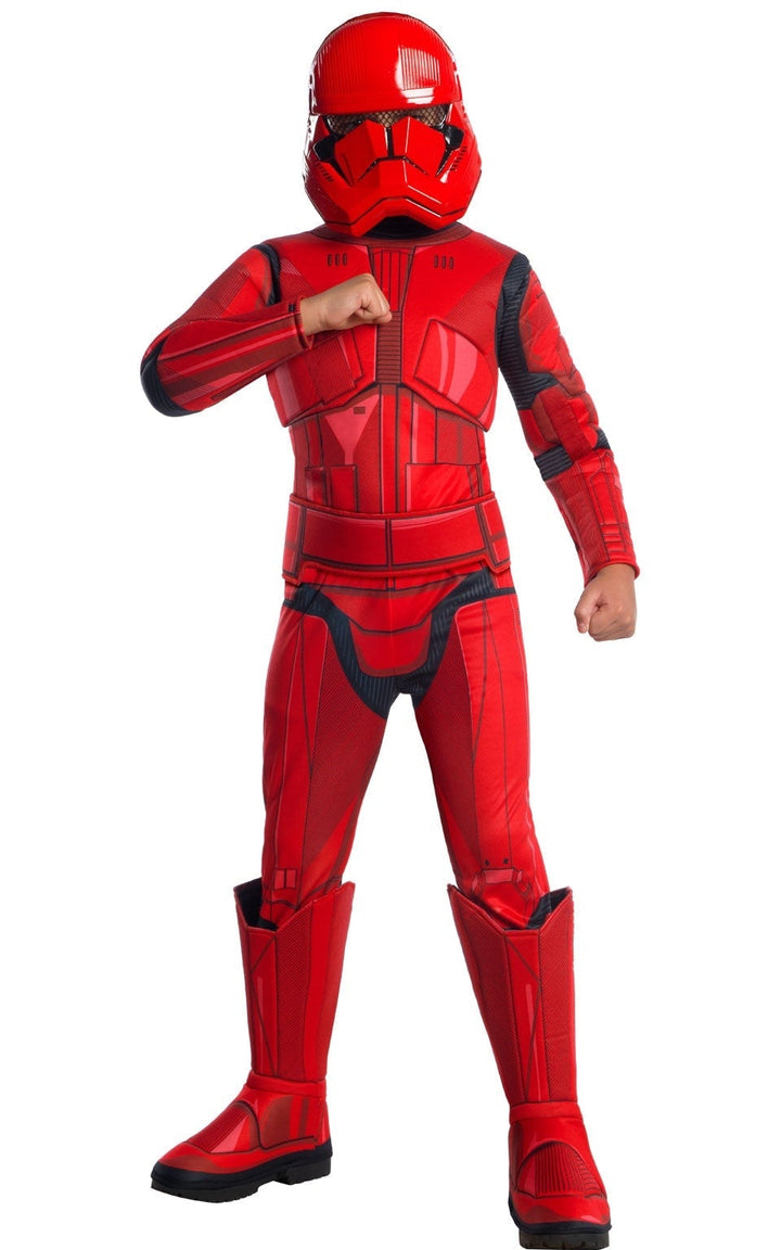 Red Sith Trooper Star Wars Deluxe Childs Costume 1 rub-701277L MAD Fancy Dress