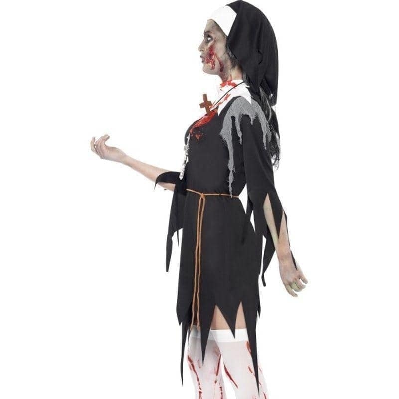 Zombie Bloody Sister Mary Costume Adult Black_3 sm-38877M